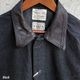 FULLCOUNT��GDC [ GFC2001 ] Leather Collar Denim Chore Jacket �ե륫����ȡߥ����ǥ������� 9.5oz �쥶�����顼 �ǥ˥� ���祢���㥱�å� �֥�å� ����ǥ��� Made in Japan ���С������� 2026FW���ץ��륳�쥯�����ڿ��� ��������Ź�� 
