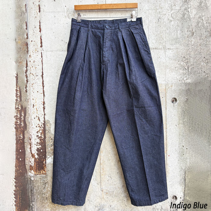 FULLCOUNT��GDC [ GFC1001 ] Big Denim Tuck Trousers �ե륫����ȡߥ����ǥ������� 9.5oz �ӥå� �ǥ˥� ���å� �ȥ饦������ �֥�å� ����ǥ��� Made in Japan 2���å� �磻�� �ե륫�����2026FW���ץ��륳�쥯�����ڿ��� ��������Ź�� 