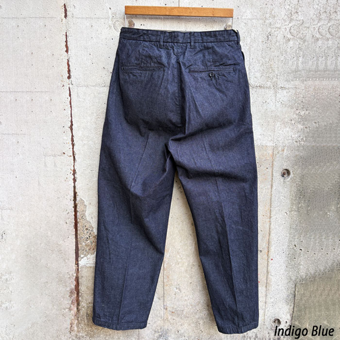 FULLCOUNT��GDC [ GFC1001 ] Big Denim Tuck Trousers �ե륫����ȡߥ����ǥ������� 9.5oz �ӥå� �ǥ˥� ���å� �ȥ饦������ �֥�å� ����ǥ��� Made in Japan 2���å� �磻�� �ե륫�����2026FW���ץ��륳�쥯�����ڿ��� ��������Ź�� 