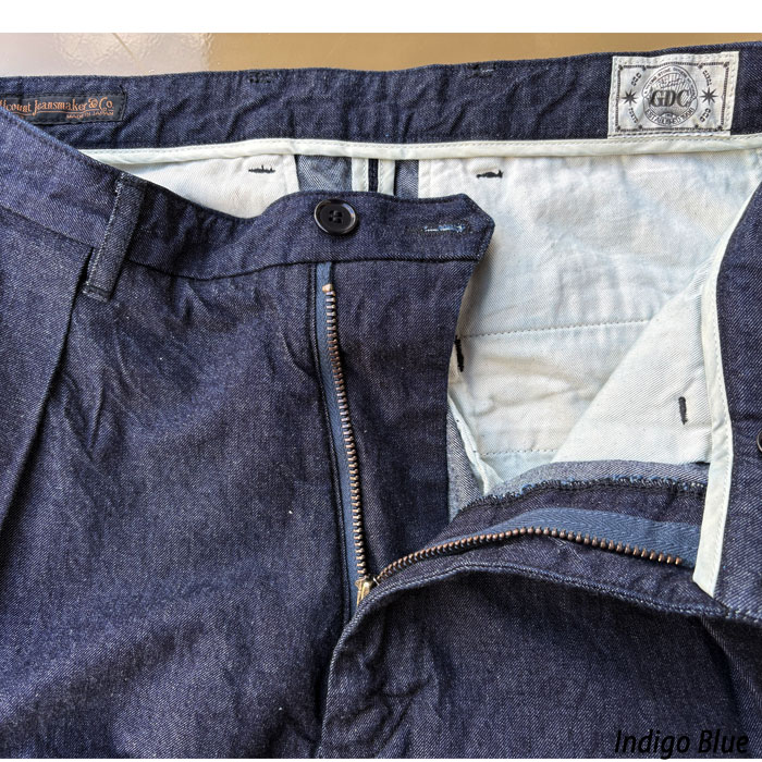 FULLCOUNT��GDC [ GFC1001 ] Big Denim Tuck Trousers �ե륫����ȡߥ����ǥ������� 9.5oz �ӥå� �ǥ˥� ���å� �ȥ饦������ �֥�å� ����ǥ��� Made in Japan 2���å� �磻�� �ե륫�����2026FW���ץ��륳�쥯�����ڿ��� ��������Ź�� 