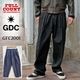FULLCOUNT��GDC [ GFC1001 ] Big Denim Tuck Trousers �ե륫����ȡߥ����ǥ������� 9.5oz �ӥå� �ǥ˥� ���å� �ȥ饦������ �֥�å� ����ǥ��� Made in Japan 2���å� �磻�� �ե륫�����2026FW���ץ��륳�쥯�����ڿ��� ��������Ź�� 