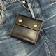 INCEPTION HORSE BUTT LEATHER �ڥ�������SILVER�������� TRUCKER WALLET (SHORT) CUSTOM SILVER CONCHO [ IPW-08SVC ] ���󥻥ץ���� �ۡ����Хå� �ȥ�å���������å� SILVER 925 ���硼�ȥ�����å� ���ۡ�BLACK�� ������ �쥶��������å� �ϳ�