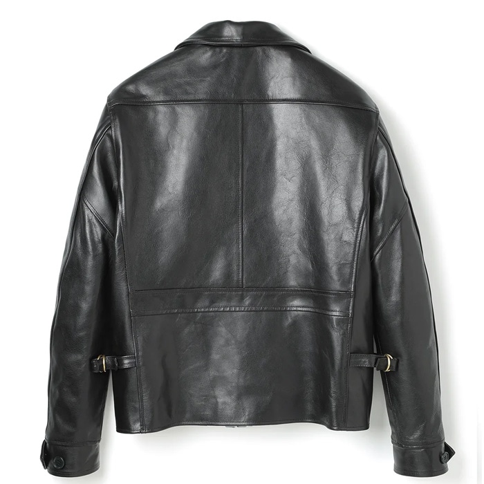 ATTRACTIONS / ���ȥ饯����� BILTBUCK / �ӥ�ȥХå� Lot.379 Horsehide Double Flats Jacket ��� �ۡ����ϥ��� ���֥�֥쥹�� �쥶�����㥱�å� ���ݡ��ĥ��㥱�å� �ڥ֥�å����ϳס��ץ���� ������ �����ʸ��Բľ���