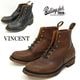 ROLLING DUB TRIO / ������󥰥��֥ȥꥪ VINCENT / �����󥻥�� �� Black(���) / Brown �� RDT-R03  ������ɥ쥶�� ����֡��� �Ⱪ�֡��� �ӥ󥻥�� ���ͭ�� �쥶�������� ������ơ����ù��� ��������Ź �� �����ʸ��Բľ���