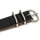 ���� NATO ���󥰥٥�� �ۡ������󥯥��२������ �֥�å� (���) 28mm NARROW BELT 14�ۡ��� �ʥ����٥�� �쥶�� ���� ��BLACK�������� AZZWELL ����������