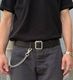 RAGGY CLOTHING ��RG-01�� Sand-Cast Garrison Belt �饮������������ ����ɥ��㥹����ˡ ����꥽�� �٥�� �٥󥺥쥶�� 40mm ���� ���ڥ쥶�� ���å� ���ᥫ�� ��� 20�� 30�� 40�� 50�� 60�� ��BLACK�� ������