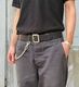 RAGGY CLOTHING ��RG-01�� Sand-Cast Garrison Belt �饮������������ ����ɥ��㥹����ˡ ����꥽�� �٥�� �٥󥺥쥶�� 40mm ���� ���ڥ쥶�� ���å� ���ᥫ�� ��� 20�� 30�� 40�� 50�� 60�� ��BLACK�� ������