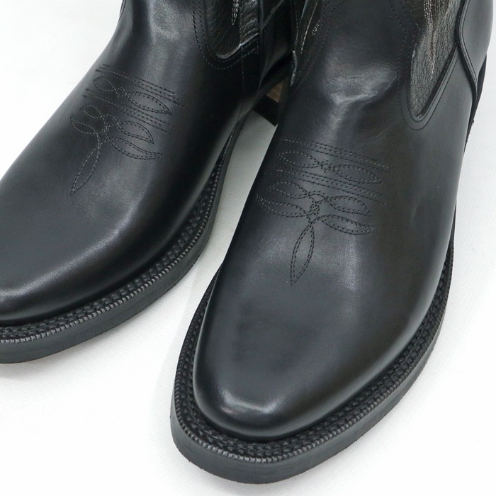 ROLLING DUB TRIO / ������󥰥��֥ȥꥪ LORO ZIP / �������å� �� BOX CALF / GOAT LEATHER �ۥ֥�å� ���̤��ܥå��������� �����ȥ쥶�� RDT-R18 �����ɥ��åץ֡��� FIRE�ѥ����� BLACK �� ��������Ź �� �����ʸ��Բľ��ʤǤ�