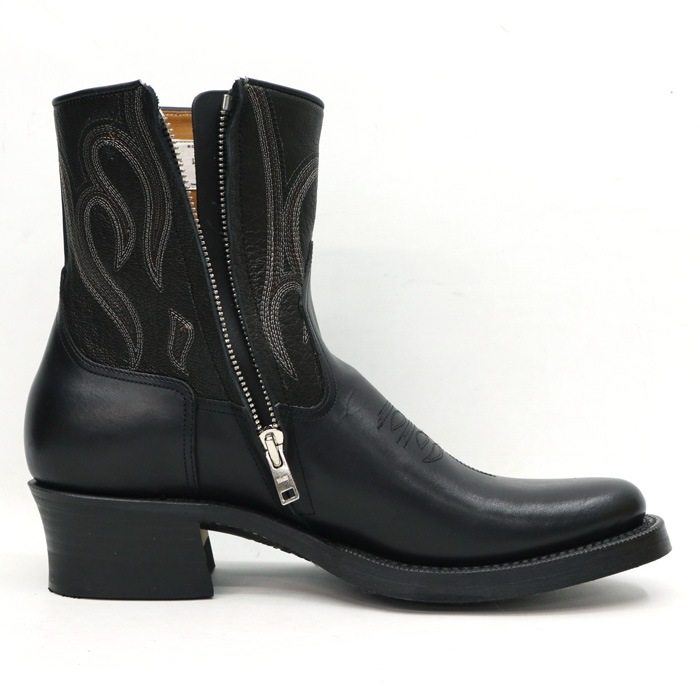 ROLLING DUB TRIO / ������󥰥��֥ȥꥪ LORO ZIP / �������å� �� BOX CALF / GOAT LEATHER �ۥ֥�å� ���̤��ܥå��������� �����ȥ쥶�� RDT-R18 �����ɥ��åץ֡��� FIRE�ѥ����� BLACK �� ��������Ź �� �����ʸ��Բľ��ʤǤ�
