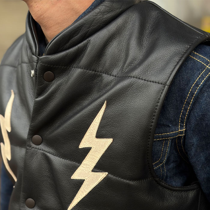 2025 VIN&AGE  TYPE VLJ7_25 NAUGHTY LEATHER VEST ʡƥ쥶٥ 󥢥ɥ Х ᥫ ϡ졼  ֥å