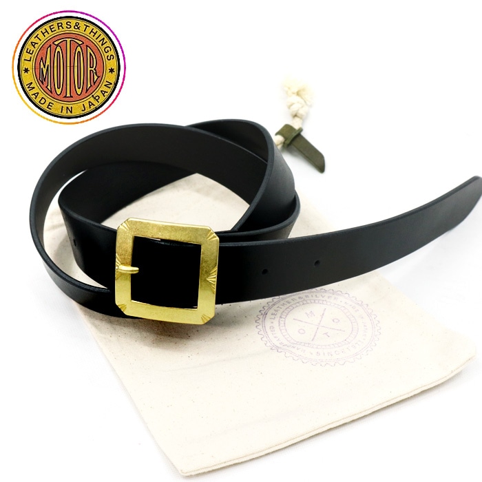 MOTOR �⡼���� RBB2B ��﫥Хå���쥶���٥�� LEATHER BELT �֥饹�Хå��� �֥�å� BLACK MOTO ��� ������ ���� XXRBB2B<br>
