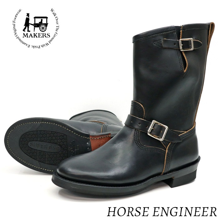 Makers HORSE ENGINEER ( MARYAM ) �ᥤ������ �ۡ������󥸥˥� ���硼�ȥ��󥸥˥���BLACK��HORSE BUTT �����ꥢ��ۡ����Хå� (�ޥꥢ���) �ϳס������� �� �ᥤ������ ���󥸥˥� �֡��� E�磻������ �᡼������