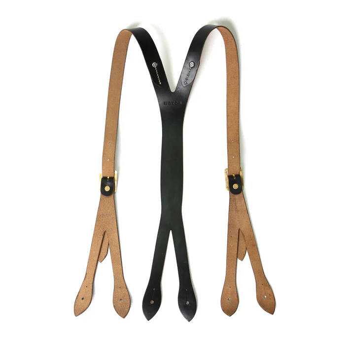 RSP1B  "MOTOR NEW VINTAGE" HORWEEN CHROMEXCEL LEATHER SUSPENDER �ۡ������� �����२������쥶�� �����ڥ���� ���� �֥饹�� �⡼���� MOTO ��� ������ �ե꡼������