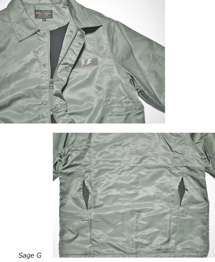 VIN&AGE ������������� TYPE VCJ3 COACH JACKET ���������㥱�å� �����󥢥�ɥ����� �ʥ����󥸥㥱�å� �Х����� �����ȥɥ� ���ᥫ�� �֥�å� ���������꡼�� ������