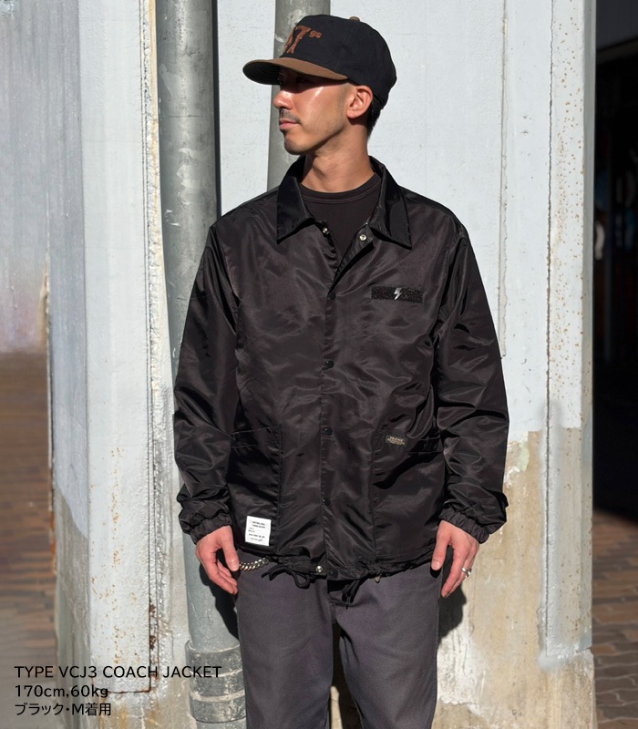 VIN&AGE ������������� TYPE VCJ3 COACH JACKET ���������㥱�å� �����󥢥�ɥ����� �ʥ����󥸥㥱�å� �Х����� �����ȥɥ� ���ᥫ�� �֥�å� ���������꡼�� ������