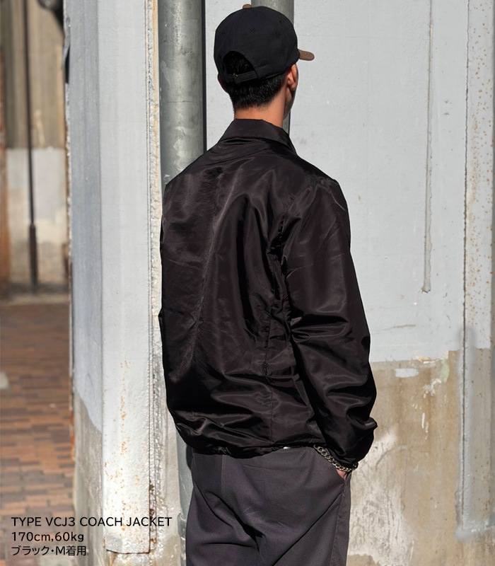 VIN&AGE ������������� TYPE VCJ3 COACH JACKET ���������㥱�å� �����󥢥�ɥ����� �ʥ����󥸥㥱�å� �Х����� �����ȥɥ� ���ᥫ�� �֥�å� ���������꡼�� ������
