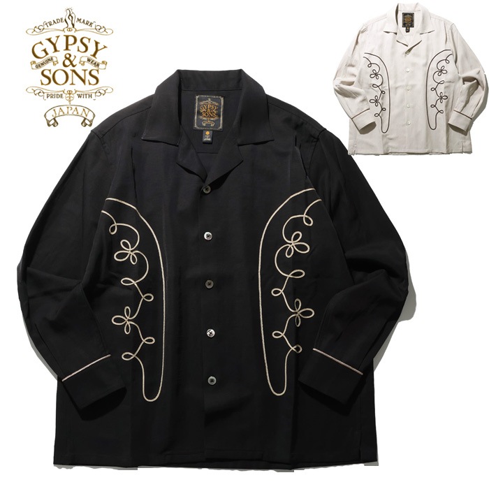 GYPSY&SONS ���ץ�������ɥ��� EMBROID RODEO L/S SHIRTS ����֥����� ���ǥ� ����� GS2629921�֥�å������ܥ꡼ �ȥåץ� ����� ���ߥ���� Ĺµ����� ������