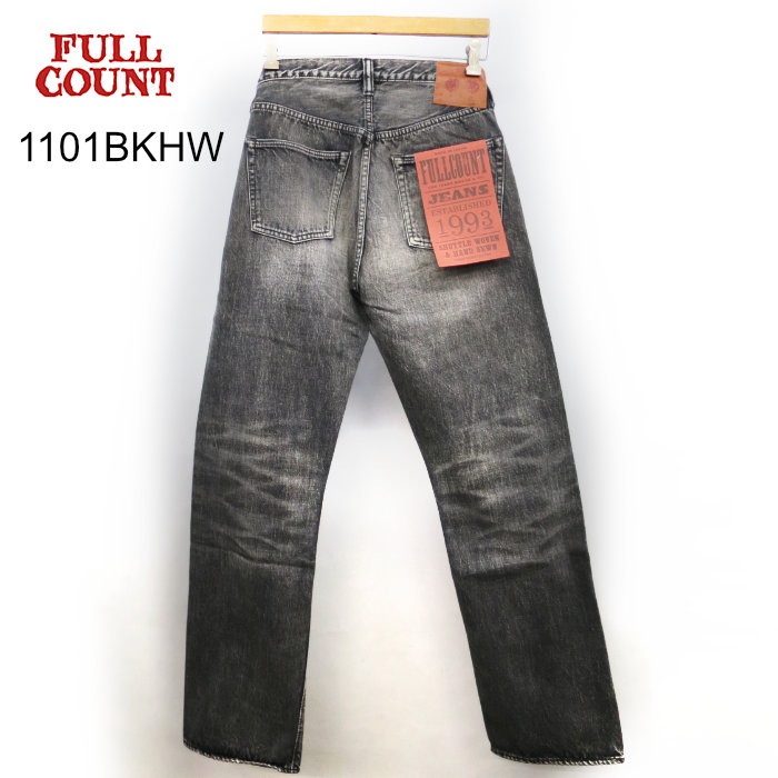 2025SS FULLCOUNT [ 1101BKHW ] 13.7oz Straight Black Denim Dartford ե륫 åǥ˥ Made in Japan  1101 ϡɥåù  ֥åǥ˥ࡡLIMITED COLLECTION
