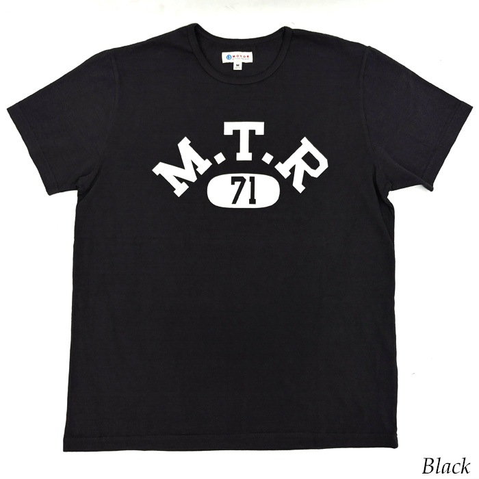 MOTOR RCL70 "MOTOR NEW VINTAGE" T-SHIRTS Ⱦµ MTR�ץ���T����� ���ߥ��� (�֥�å�) �ۥ磻�� S/S T-SHIRT �⡼���� MOTO ���ȾµT����� ���̤�̵�ϤǤ� XXRCL70