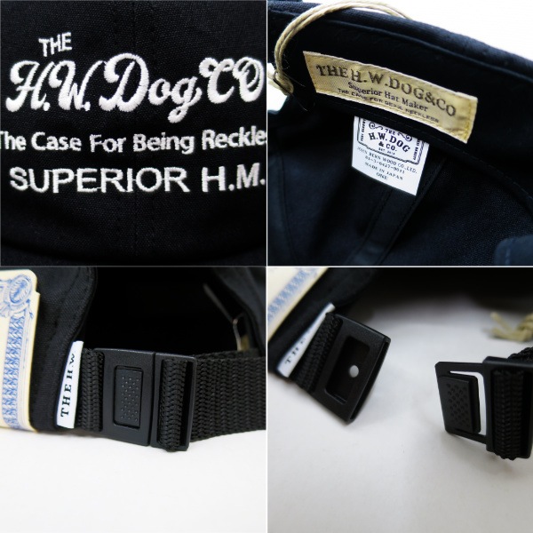2025SS THE H.W.DOG&CO. BALL CAP  ֥塼ɥåɥ ܡ륭å D-01022 ֥å  ǥ ڿ 谷Ź