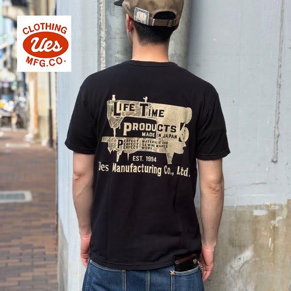 2025SS�ڥ᡼���ؤ�ȯ���� UES�ʥ������� SEWING MACHINE T����� �������󥰥ޥ����� �ߥ���  [ 652503 ] UES �ץ���T����� �ڥ֥�å��� ������ ȾµT����� ���ᥫ�� ������ ��100�� ���������������󥰡�����Ź