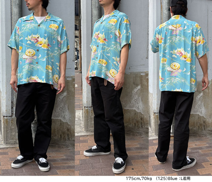 2026SS SUN SURF ���󥵡��� SS39623 [ RAYON HAWAIIAN SHIRT ��SCARECROW��] �졼��� �ϥ磻���󥷥�� �ƻ��� ������ ���� ������ 1950ǯ������������ ���Υ��󥿡��ץ饤�� �����ϥ���� ���ߥ���� �֥롼 �ԥ�