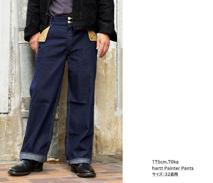 TCB������ Cathartt Painter Pants 10oz �ǥ˥�ѥ�� ������ơ��� ��ץꥫ ��󥦥��å��� TCB jeans [ �ƥ��������ӡ������� ]  Made in Japan G�ѥ� �ϡ��� ����åȥϡ��� �ڥ��󥿡��ѥ��