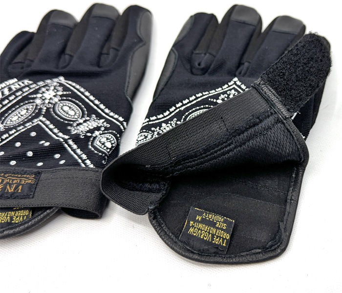 VIN&AGE ������������� VMG1 MECHANIC GLOVES ���硼�ȥ������� �Х������ �����󥢥�ɥ����� ����/�ݥꥨ���ƥ� ���� �Х����� �ϡ��졼 �饤�ǥ��󥰥������� ���ᥫ�� �֥�å� �쥪�ѡ���