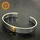 2026SS "MOTOR NEW VINTAGE" BG-01 FLAT BANGLE (18K GOLD ACCENT) �⡼���� MOTO ��� ������ K18�������륹����ץ᥿����ʿ�Ǥ��Х󥰥� MOTO �ϥ�ɥᥤ�� ������ 18�� SV�������ʸ��Բľ��ʤǤ�