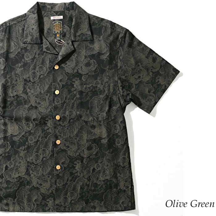 2026SS�ǿ�����ʬ GYPSY&SONS ���ץ�������ɥ��� HUNDLED TIGER SHIRTS��ɴ�ץ���� GS2449927 �֥�å��ȥåץ� ����� ���åȥ� �����ϥ���� ���ߥ���� �ȥ�