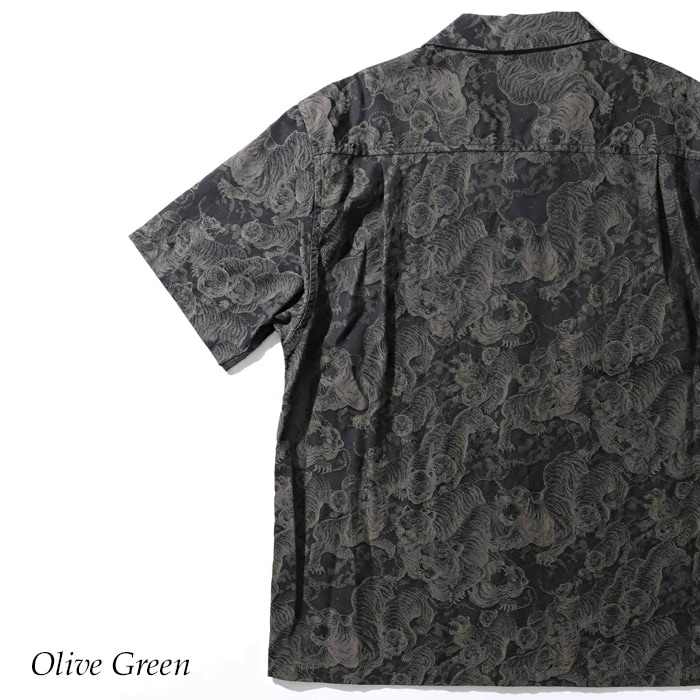 2026SS�ǿ�����ʬ GYPSY&SONS ���ץ�������ɥ��� HUNDLED TIGER SHIRTS��ɴ�ץ���� GS2449927 �֥�å��ȥåץ� ����� ���åȥ� �����ϥ���� ���ߥ���� �ȥ�