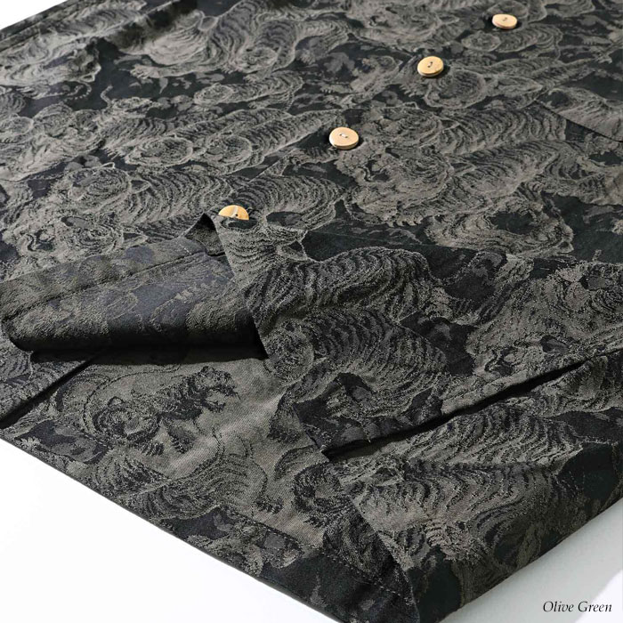 2026SS�ǿ�����ʬ GYPSY&SONS ���ץ�������ɥ��� HUNDLED TIGER SHIRTS��ɴ�ץ���� GS2449927 �֥�å��ȥåץ� ����� ���åȥ� �����ϥ���� ���ߥ���� �ȥ�