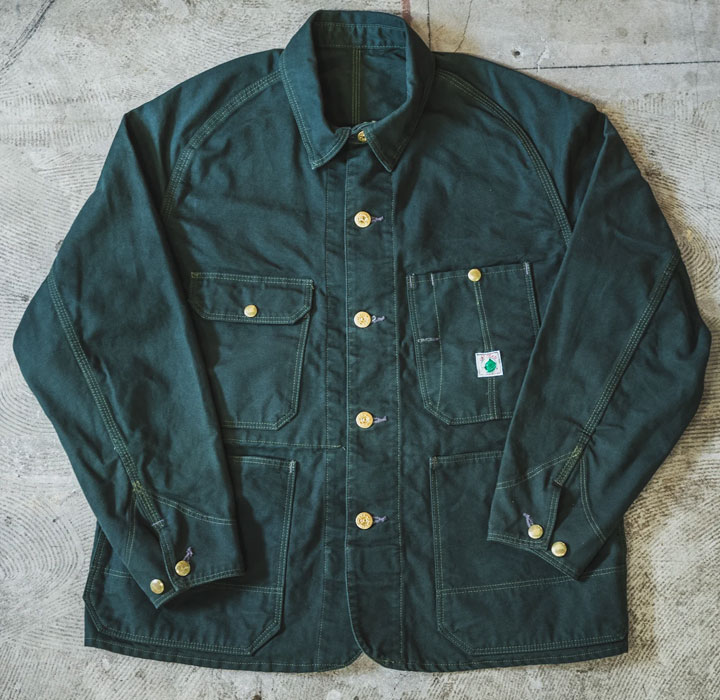 2025���� TCB������ Cat Head Jacket Green Canvas ����åȥإåɥ��㥱�å� ���꡼�� �����Х� 13.5oz ���㥱�å� ���� TCB jeans [ �ƥ��������ӡ������� ] 