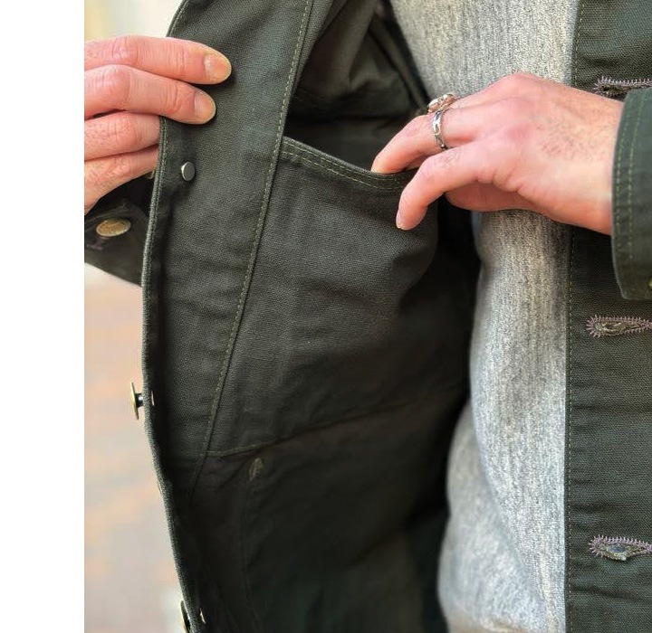 2025���� TCB������ Cat Head Jacket Green Canvas ����åȥإåɥ��㥱�å� ���꡼�� �����Х� 13.5oz ���㥱�å� ���� TCB jeans [ �ƥ��������ӡ������� ] 