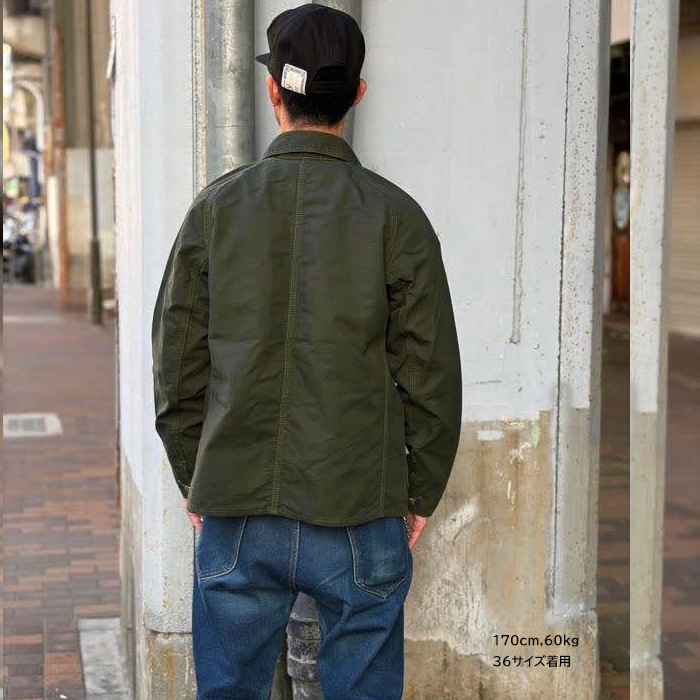 2025���� TCB������ Cat Head Jacket Green Canvas ����åȥإåɥ��㥱�å� ���꡼�� �����Х� 13.5oz ���㥱�å� ���� TCB jeans [ �ƥ��������ӡ������� ] 