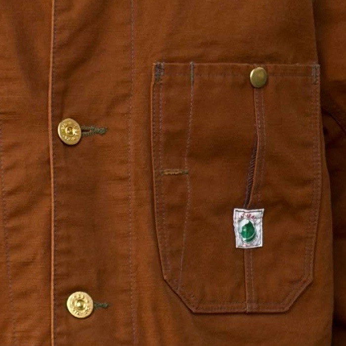 2025���� TCB������ Cat Head Jacket Brown Canvas ����åȥإåɥ��㥱�å� �֥饦�� �����Х� 13.5oz ���㥱�å� ���� TCB jeans [ �ƥ��������ӡ������� ] 