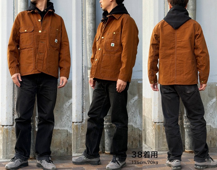 2025���� TCB������ Cat Head Jacket Brown Canvas ����åȥإåɥ��㥱�å� �֥饦�� �����Х� 13.5oz ���㥱�å� ���� TCB jeans [ �ƥ��������ӡ������� ] 