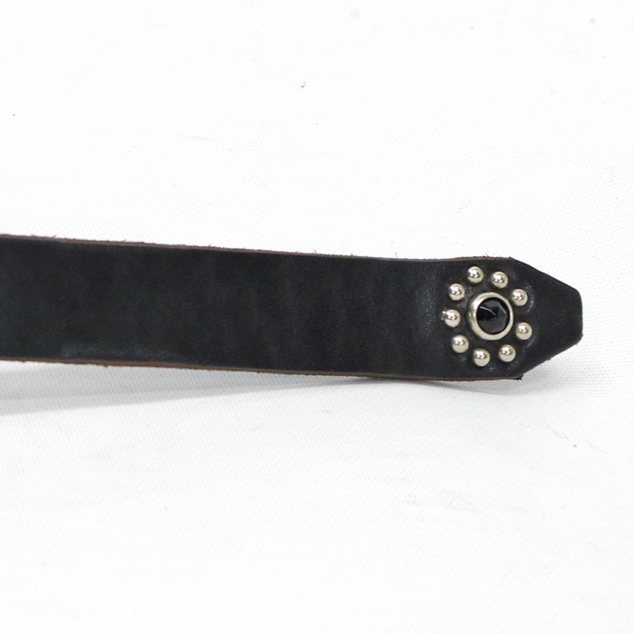 �ڥʥ������� HTC USA 793-5971032 25TH 1POINT END FLOWER STONE 0.75 BELT �֥�å��쥶��/�֥�å����ȡ���/�˥å��륹���å�/�˥å���Хå��� Made in USA ������ơ����ù� htc �ڿ��� ����Ź��<br>