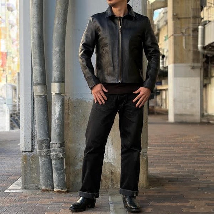 �ڴ���� MOTOR RCLL17 "MOTOR NEW VINTAGE" ITALIAN HORSE FRONT SINGLE SPORTS JACKET �����ꥢ��ۡ����쥶�� ���󥰥륹�ݡ��ĥ��㥱�å� ��BLACK�ۥ쥶�����㥱�å� �ץ���� �⡼���� MOTO ��� �����ʸ��Բľ��ʤǤ�