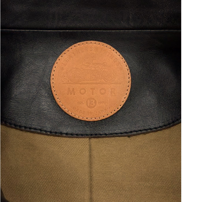 �ڴ���� MOTOR RCLL17 "MOTOR NEW VINTAGE" ITALIAN HORSE FRONT SINGLE SPORTS JACKET �����ꥢ��ۡ����쥶�� ���󥰥륹�ݡ��ĥ��㥱�å� ��BLACK�ۥ쥶�����㥱�å� �ץ���� �⡼���� MOTO ��� �����ʸ��Բľ��ʤǤ�