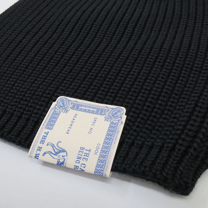 2025FW THE H.W.DOG&CO. SINGLE LOOSE KNIT D-01105 �� ���������֥�塼�ɥå�����ɥ��� ���󥰥�롼���˥å� Wool 100% �˥åȥ���å� �֥�å� ��� ��ǥ������ڿ��� �����谷Ź��