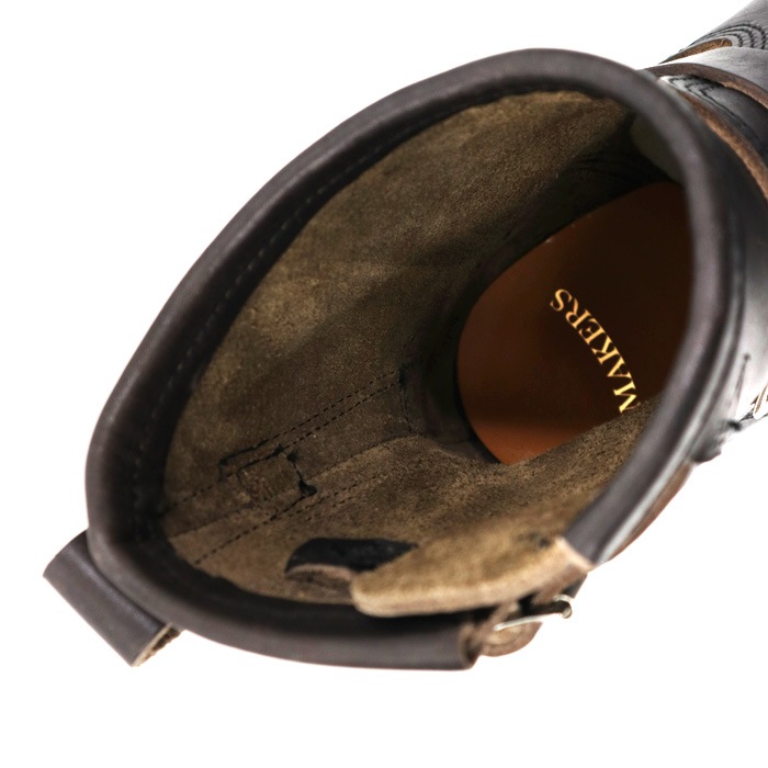 Makers HORSE ENGINEER SHORT �ᥤ������ �ۡ������󥸥˥� ���硼�� ��BLACK�������ӡ��쥶���ʵ��סˡ������� �� �ᥤ������ ���󥸥˥� �֡��� E�磻������ �᡼������