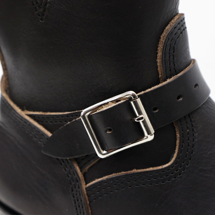 Makers HORSE ENGINEER SHORT �ᥤ������ �ۡ������󥸥˥� ���硼�� ��BLACK�������ӡ��쥶���ʵ��סˡ������� �� �ᥤ������ ���󥸥˥� �֡��� E�磻������ �᡼������