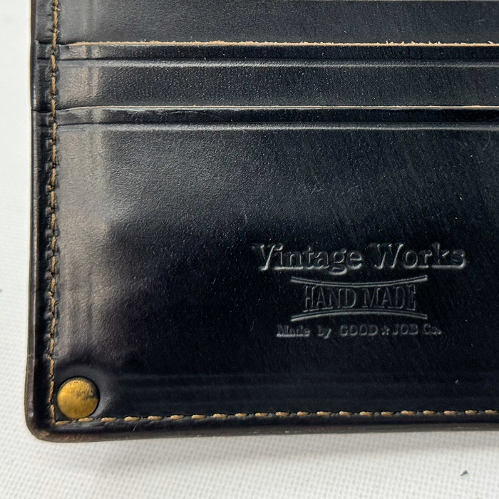 Vintage Works ������ơ�������� VWSW-03 Choromexcel Leather Bifold Wallet �ۡ������󥯥��२������쥶���Х��ե�����ɥ�����å� ���ᥫ�� �� 2���ޤ� ���� �֥�å� V.BLACK ���סڿ��� �����谷Ź��<br>