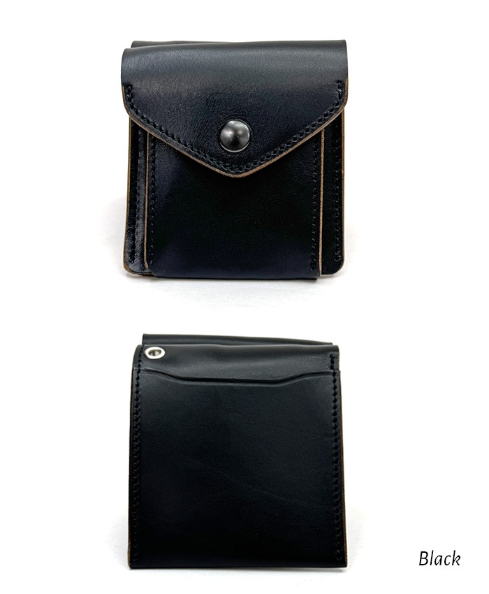 OPUS INCEPTION HORSE BUTT LEATHER BUTTERFLY WALLET [IPW-12] ��� ���󥻥ץ���� �ۡ����Хå� �Х��ե饤������å� ���硼�� 2���ޤ���ۡ�BLACK�� ������ �쥶��������å� �ϳ�
