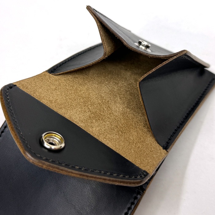 OPUS INCEPTION HORSE BUTT LEATHER BUTTERFLY WALLET [IPW-12] ��� ���󥻥ץ���� �ۡ����Хå� �Х��ե饤������å� ���硼�� 2���ޤ���ۡ�BLACK�� ������ �쥶��������å� �ϳ�