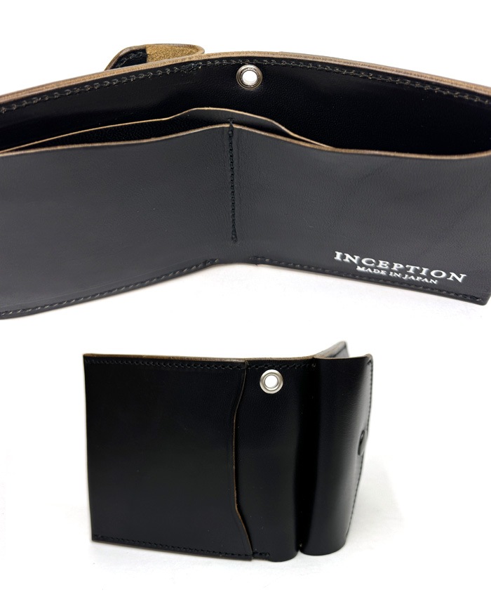 OPUS INCEPTION HORSE BUTT LEATHER BUTTERFLY WALLET [IPW-12] ��� ���󥻥ץ���� �ۡ����Хå� �Х��ե饤������å� ���硼�� 2���ޤ���ۡ�BLACK�� ������ �쥶��������å� �ϳ�