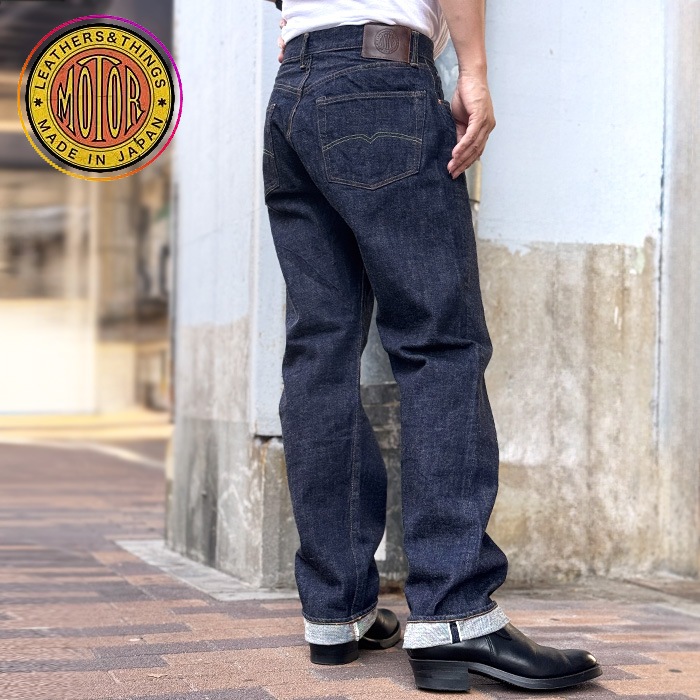 2025SS MOTOR RBTM5 "MOTOR NEW VINTAGE" 13oz 47 MODEL DENIM TROUSER 47��ǥ� �ǥ˥�ȥ饦���� ��INDIGO ����ǥ����ۥǥ˥�ѥ�� G�ѥ� ������ �⡼���� MOTO ���
