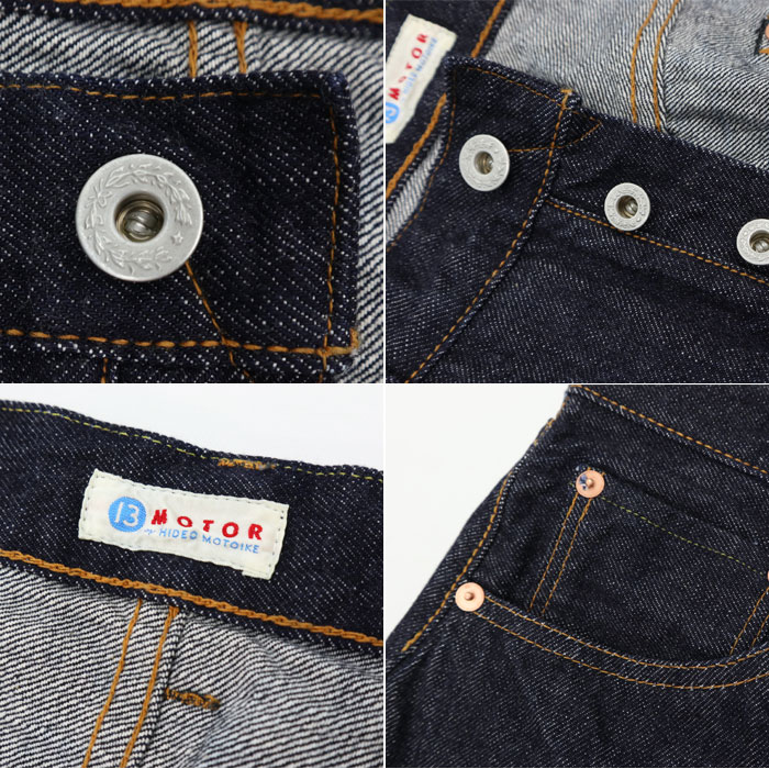 2025SS MOTOR RBTM5 "MOTOR NEW VINTAGE" 13oz 47 MODEL DENIM TROUSER 47��ǥ� �ǥ˥�ȥ饦���� ��INDIGO ����ǥ����ۥǥ˥�ѥ�� G�ѥ� ������ �⡼���� MOTO ���