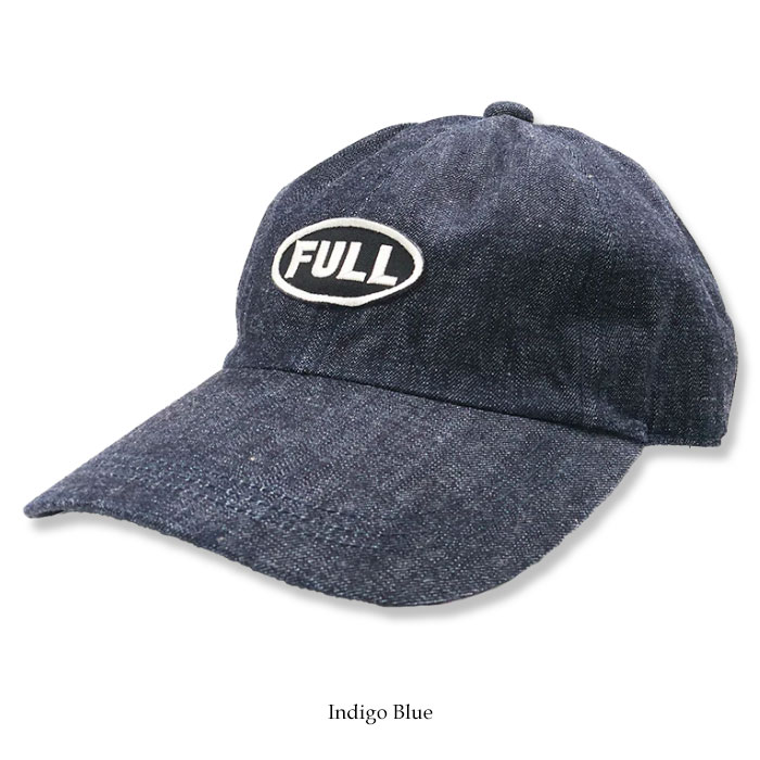��FULL��åڥ�� �ǥ˥७��å� FULLCOUNT �ե륫����� [ 6770 ]  Black FULL Wappen Denim Cap ����2���ۥ֥�å� ����ǥ����֥롼 FREE������ Made in Japan �ե륫����� �ǥ˥७��å� �١����ܡ��륭��å� FULL COUNT